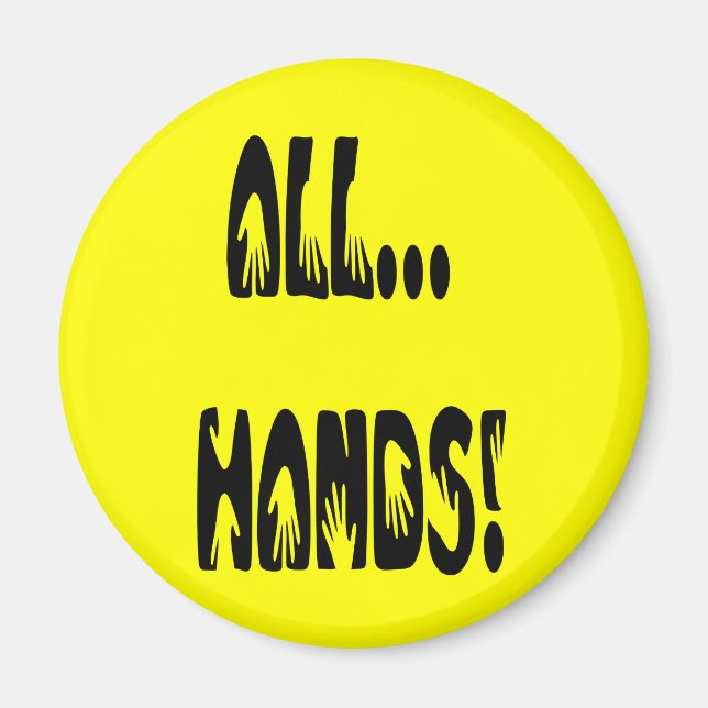 Alle Hände Magnet (Vorne)