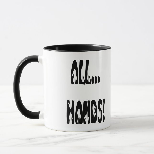 Alle Hände Tasse (Links)
