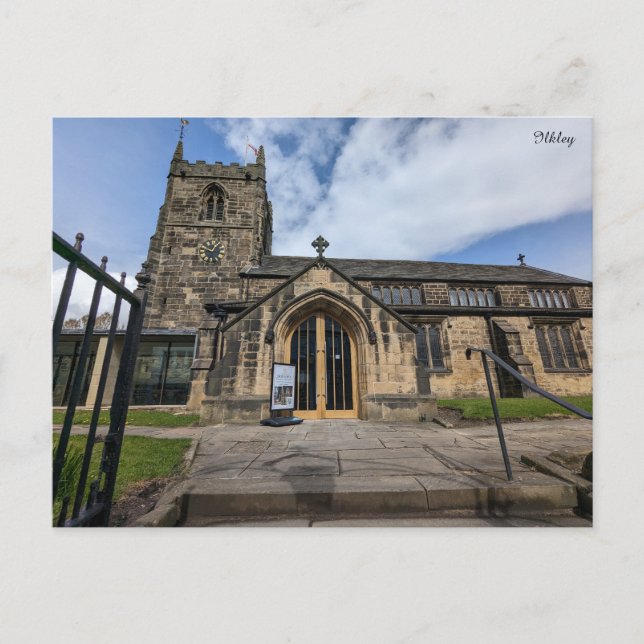 Alle Heiligen Pfarrkirche Ilkley Postkarte (Vorderseite)