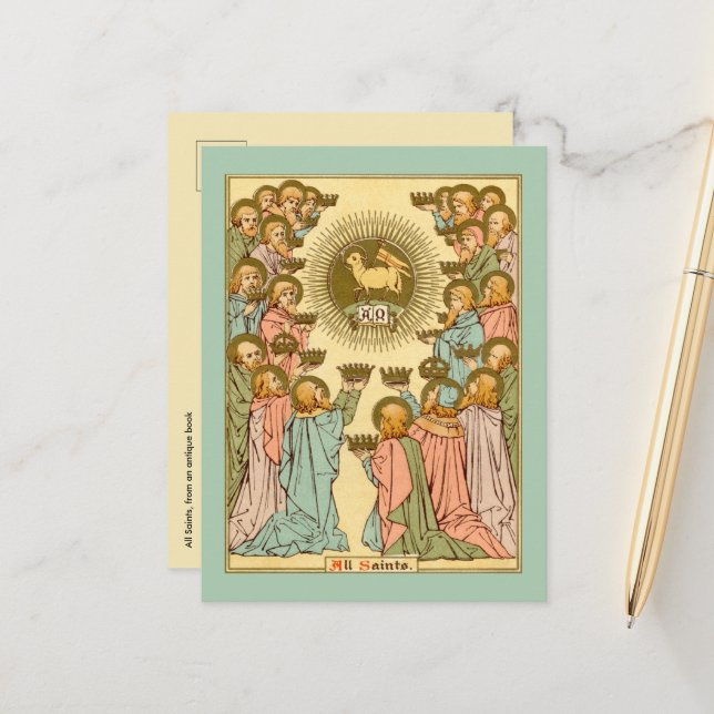 Alle Heiligen (RLS 19) Postkarte (Vorderseite/Rückseite Beispiel)