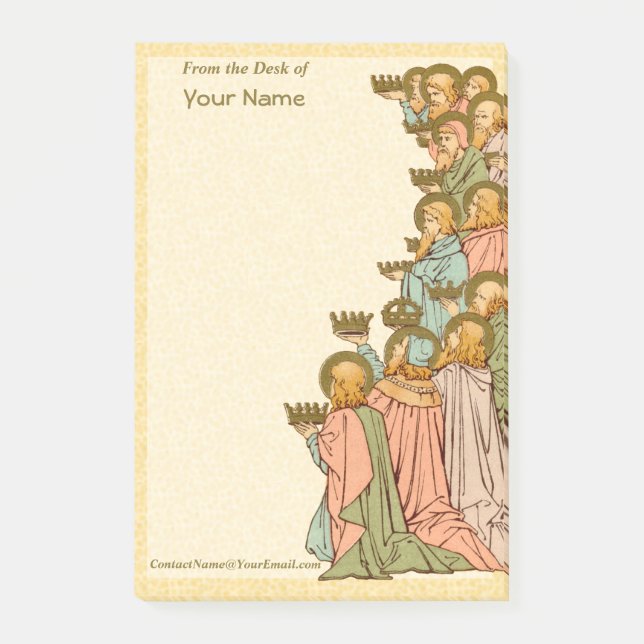 Alle Heiligen (RLS 19, rechts) 4"x6" Post-it Klebezettel (Vorderseite)