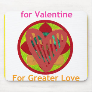 Alle Herzen gehen Zuhause für Valentiner Kunstdruc Mousepad