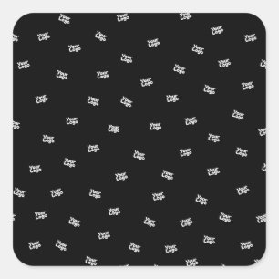 Alle hochgeladenen Bilder, Designs oder Logos zufä Quadratischer Aufkleber