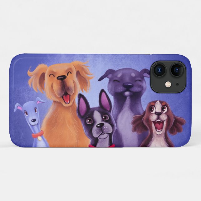 Alle Hunde Case-Mate iPhone Hülle (Rückseite (Horizontal))