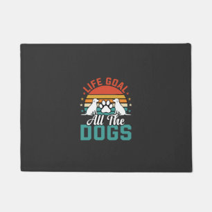 Alle Hunde Retro Hundeliebhaber Fußmatte
