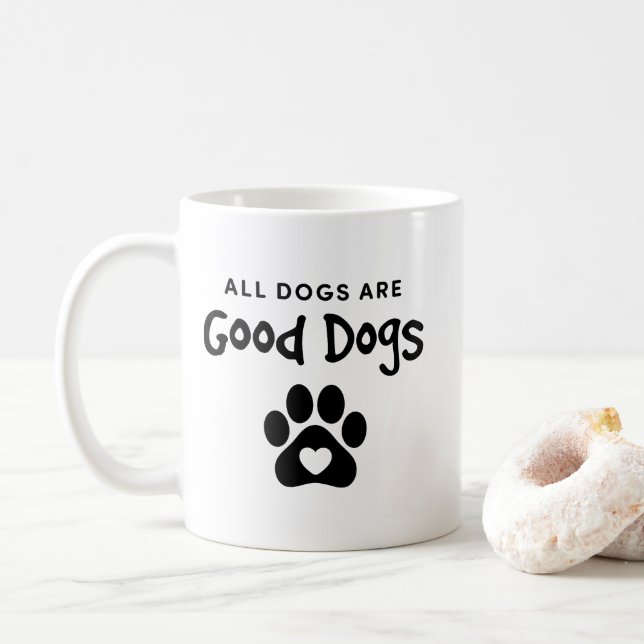 Alle Hunde sind gute Hunde Tasse (Mit Donut)