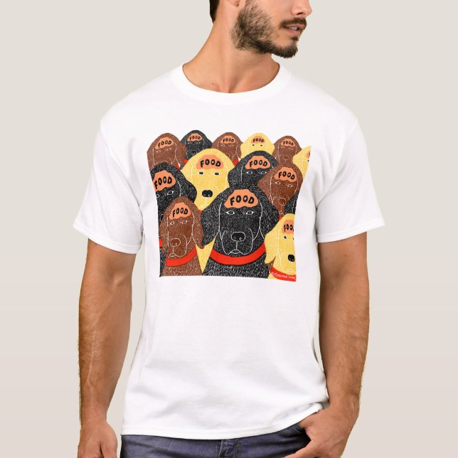 alle Hunde sind ungefähr gleich Stephen Huneck T-Shirt (Vorderseite)
