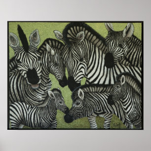 Alle in Schwarzweiss Poster