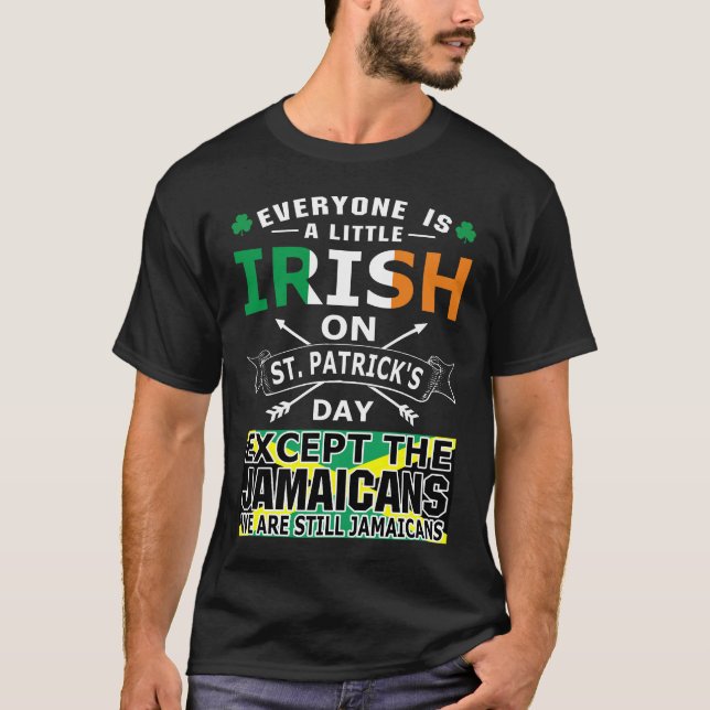 Alle irischen Jamaikaner St Patrick Day T - Shirt (Vorderseite)