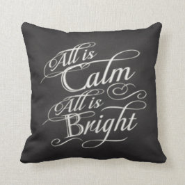 Alle ist Ruhe, alle ist helles Tafel-Weihnachten Kissen