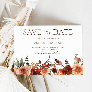 Alle Jahreszeiten göttlicher Boho Hochzeit speiche Save The Date