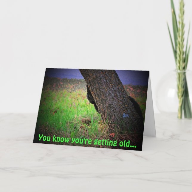 Alle jene Kerzen gemein werden Sie alt Karte (Vorderseite)