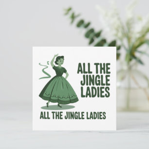 Alle Jingle-Damen Weihnachten Mädchenhaft Xmas