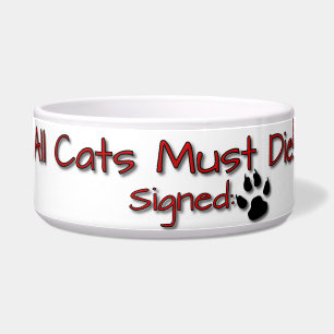 Alle Katzen müssen die werden! Napf