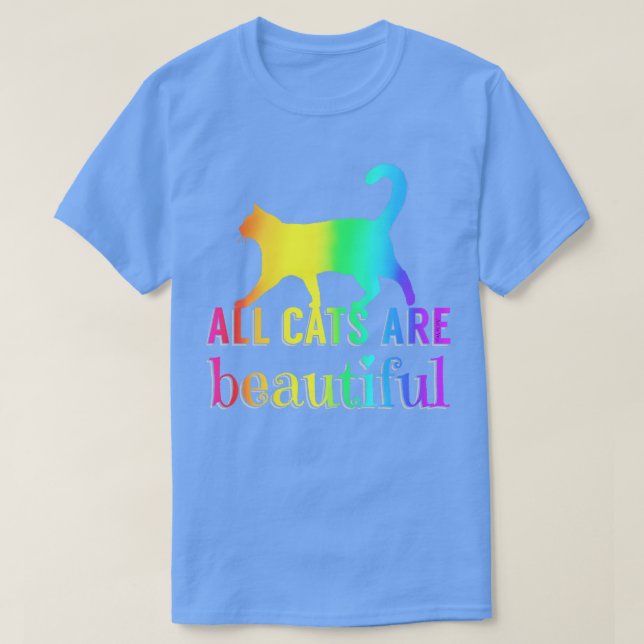 Alle Katzen sind schön T-Shirt (Design vorne)