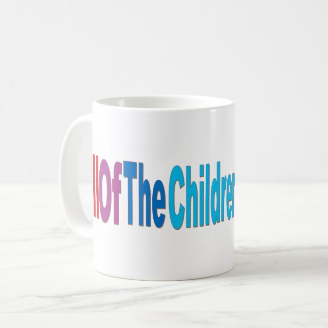 Alle Kinder der Welt Kaffeetasse (Vorderseite Links)
