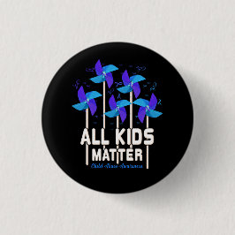 Alle Kinder, die ein ungeordnetes Kindermissbrauch Button