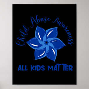 Alle Kinder Problem Kindesmissbrauch Bewusstsein P Poster