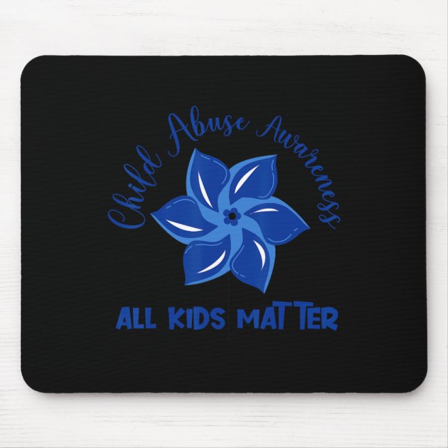 Alle Kinder sind wichtig Kindermissbrauch Bewussts Mousepad (Vorne)