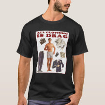 Alle Kleidung ist Drag Vintage Geschäftsmann
