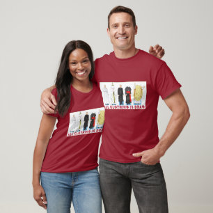 Alle Kleidung ist Drag Vintage Papst T-Shirt