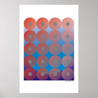 Alle kleinen Kreise gleich Poster