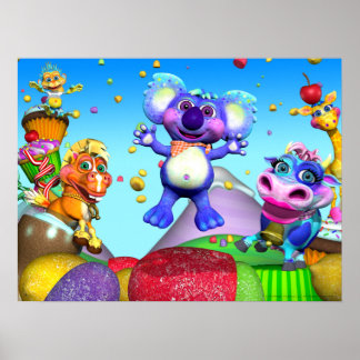 Alle kleinen Raindrops 24x18 Poster