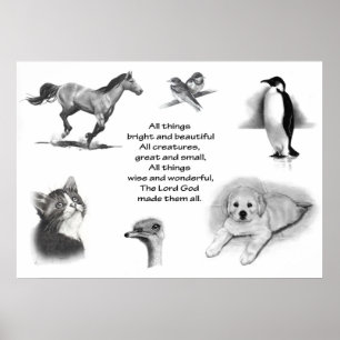 ALLE KREATUREN GROSS & KLEIN: ZEICHNUNGEN VON PENC POSTER