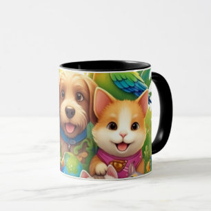 Alle Kreaturen Groß und Klein - Whimsisches Wildle Tasse