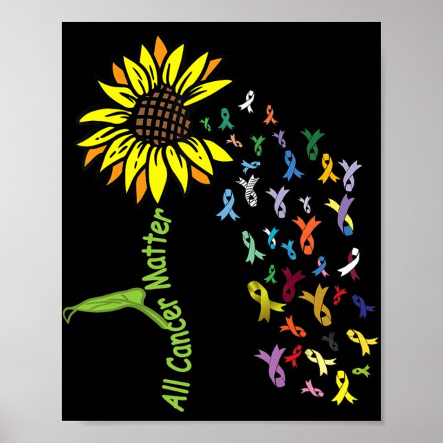 Alle Krebserkrankungen Poster (Vorne)