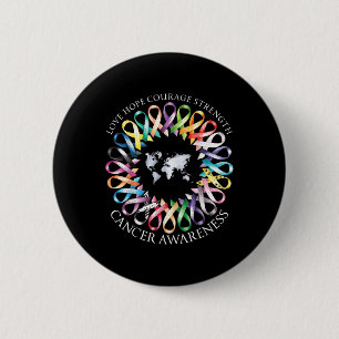 Alle Krebsüberlebende - "Awareness Fight Ribbon Su Button