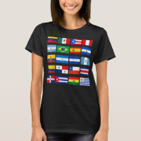 Alle lateinamerikanischen Flaggen Latino Hispanic