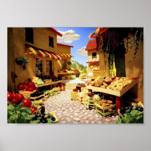 Alle Lebensmittelmärkte Poster