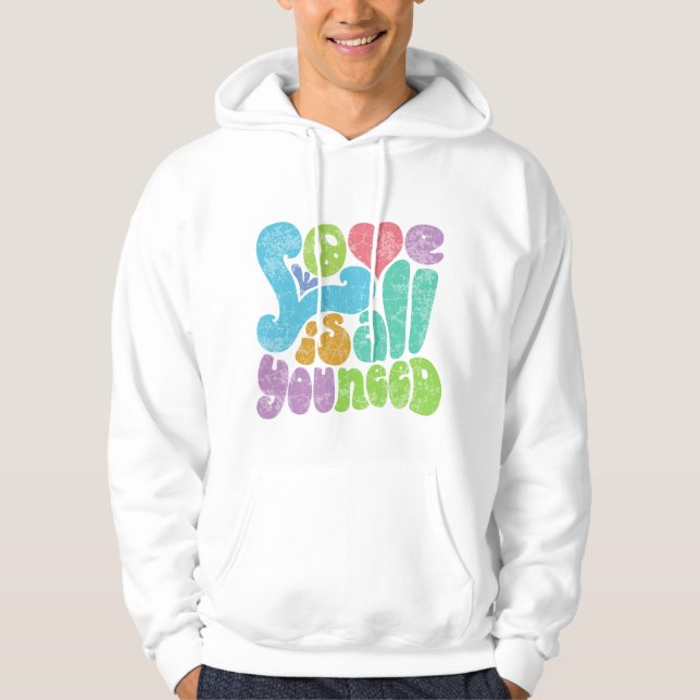 Alle Liebe ist Sie Bedarf II Hoodie (Vorderseite)