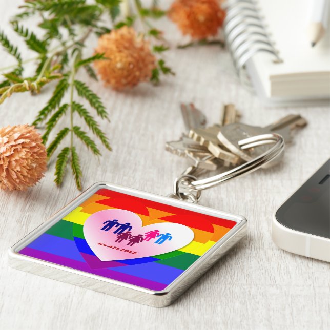 Alle Liebe Prix Heart Paare Schlüsselanhänger (Seite)