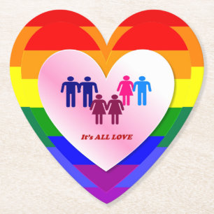 Alle Liebe Prix Heart Paare Untersetzer