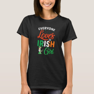 Alle Lieben an einem Irish Girl Funny St Patricks T-Shirt