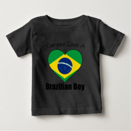 Alle Lieben ein brasilianischer Junge Baby T-shirt
