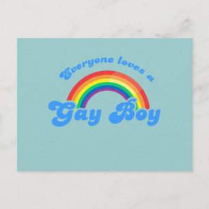 Alle Lieben ein Gay Boy Postkarte