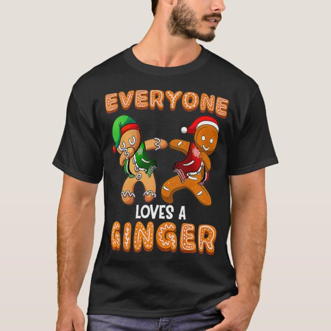 Alle Lieben ein Ginger Shirt Redhead Gingerbrett (Vorderseite)