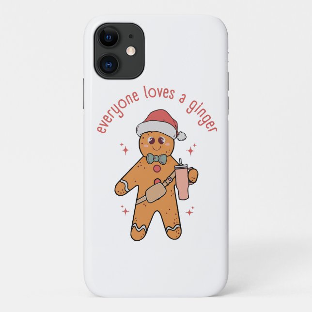 Alle Lieben ein Ingwer - Funny Christmas Case-Mate iPhone Hülle (Rückseite)