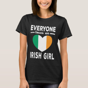 Alle Lieben ein irisches Girl St Patricks Day Irla T-Shirt