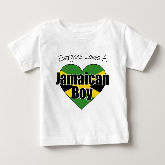 Alle Lieben ein jamaikanischer Junge Baby T-shirt (Vorderseite)