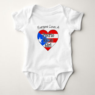 Alle Lieben ein Puerto-Rico-Girl Baby Strampler