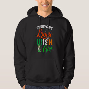 Alle Lieben eine irische Girl Ladys Womens Patrick Hoodie