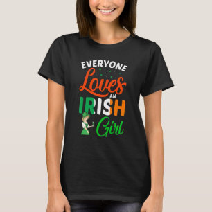 Alle Lieben eine irische Girl Ladys Womens Patrick T-Shirt