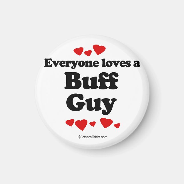 Alle Lieben einen Buff-Typ Magnet (Vorne)