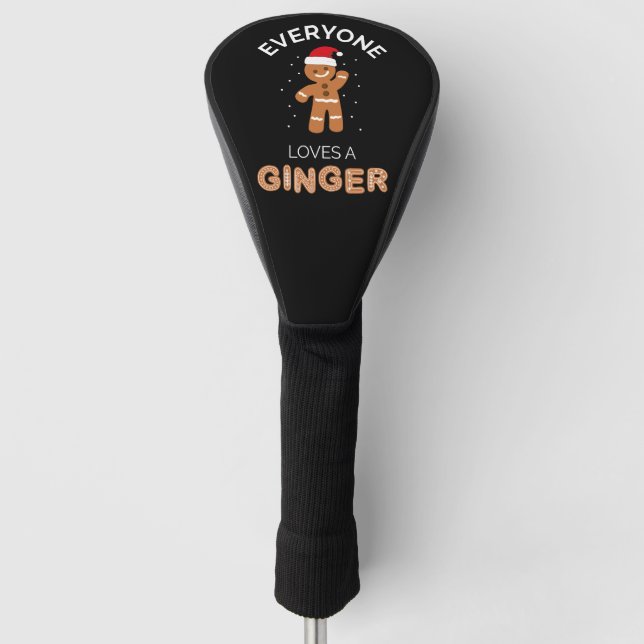 Alle Lieben einen Ingwer II Golf Headcover (Vorderseite)