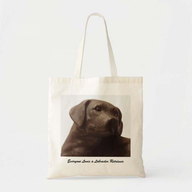 Alle Lieben einen Labrador Retriever Tragetasche (Vorne)