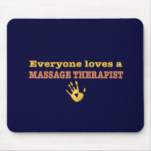 Alle Lieben einen Massagetherapeuten Mousepad